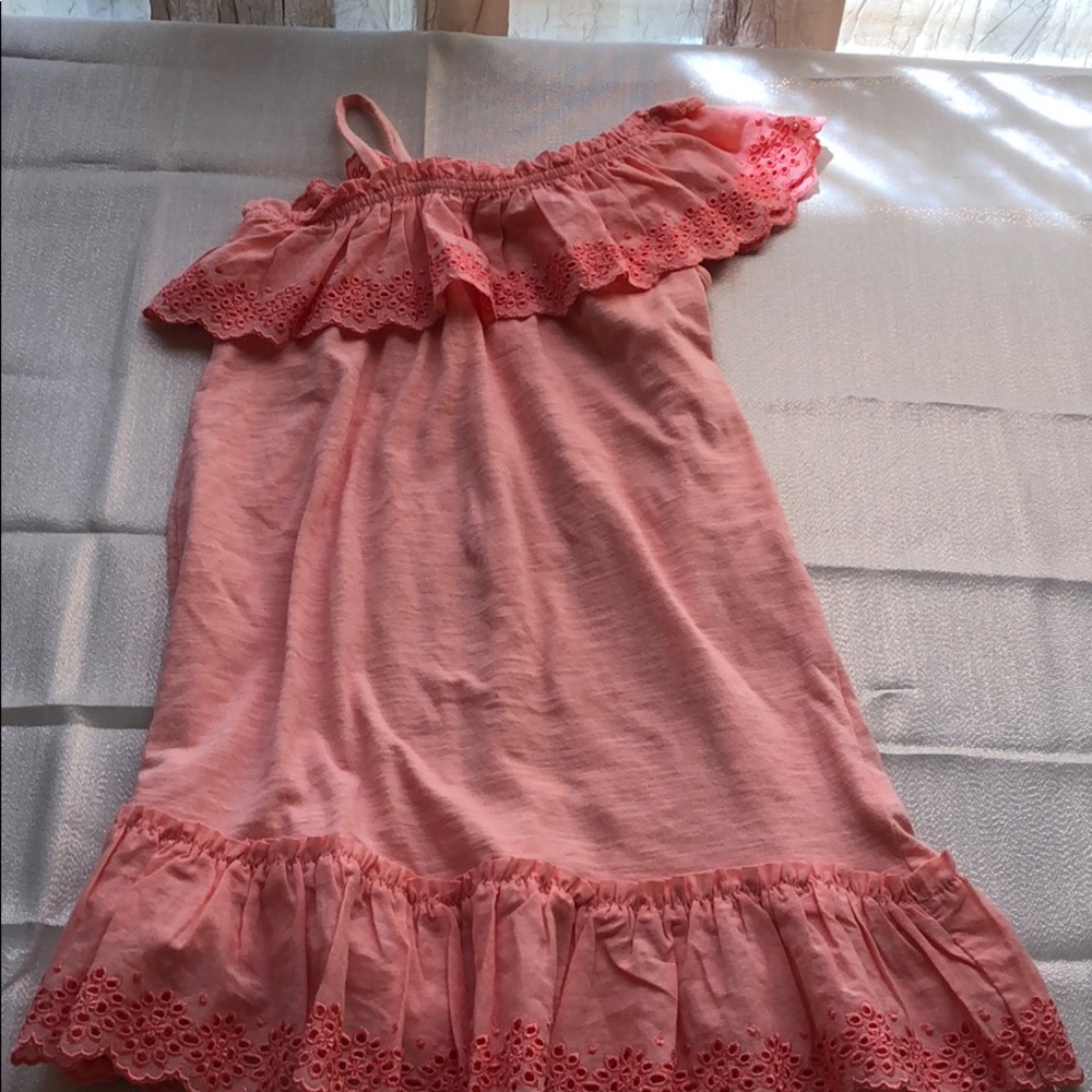 Coral Color Toddlers Dress